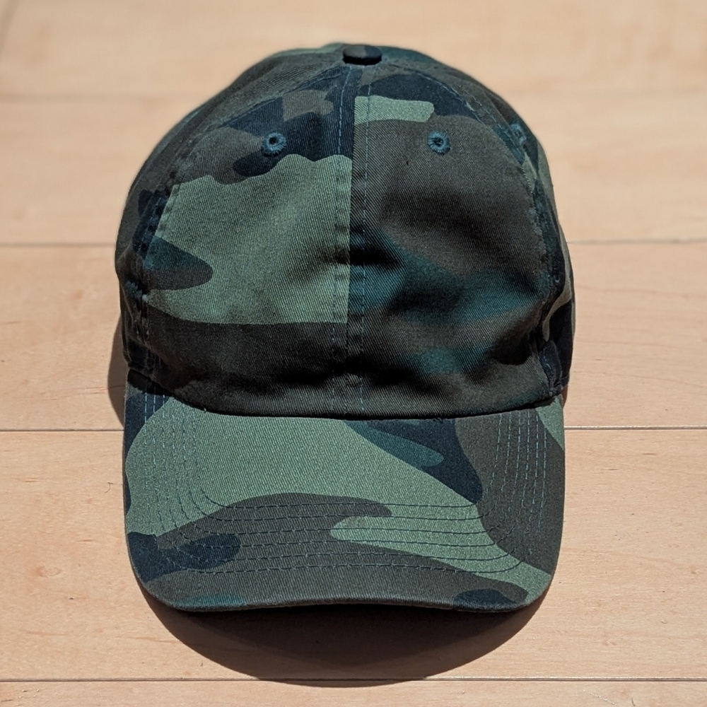🧢 Newhattan Camo Baseball Hat – Adjustable Green/Brown/Black Unisex Cap